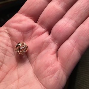 Authentic Pandora Rose Gold Galaxy Charm